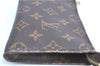 Authentic LOUIS VUITTON Monogram Pouch For Bucket PM LV Junk H7385