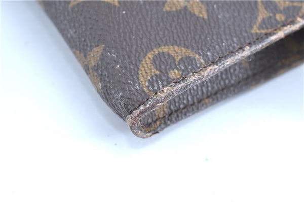 Authentic LOUIS VUITTON Monogram Pouch For Bucket PM LV Junk H7385