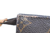 Authentic LOUIS VUITTON Monogram Pouch For Bucket PM LV Junk H7385