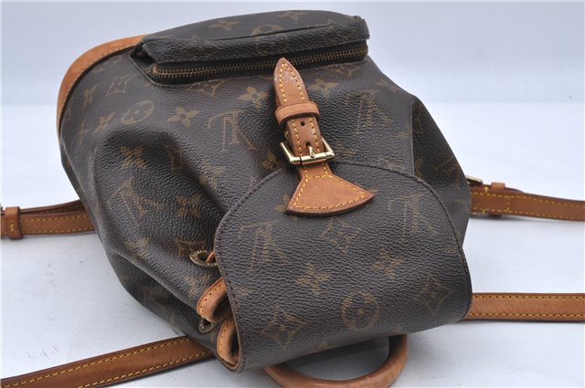 Authentic LOUIS VUITTON Monogram Montsouris PM Backpack M51137 LV H7401