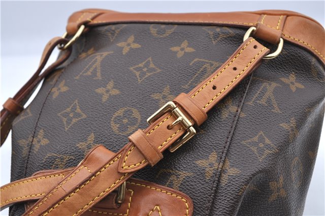 Authentic LOUIS VUITTON Monogram Montsouris PM Backpack M51137 LV H7401