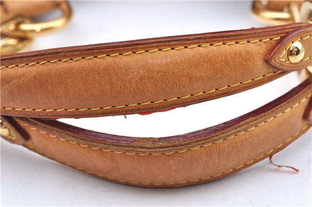 Authentic LOUIS VUITTON Monogram Multicolor Ursula Hand Bag M40123 White H7405