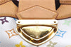 Authentic LOUIS VUITTON Monogram Multicolor Ursula Hand Bag M40123 White H7405