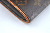 Authentic LOUIS VUITTON Monogram Pochette Twin PM Shoulder Bag M51854 LV H7409