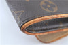 Authentic LOUIS VUITTON Monogram Pochette Twin PM Shoulder Bag M51854 LV H7409