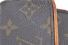 Authentic LOUIS VUITTON Monogram Pochette Twin PM Shoulder Bag M51854 LV H7409