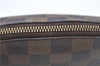 Authentic LOUIS VUITTON Damier Pochette Cosmetic Pouch N47516 LV H7410