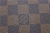 Authentic LOUIS VUITTON Damier Pochette Cosmetic Pouch N47516 LV H7410