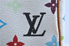 LOUIS VUITTON Monogram Multicolor Pochette Accessoires Pouch M92649 White H7413