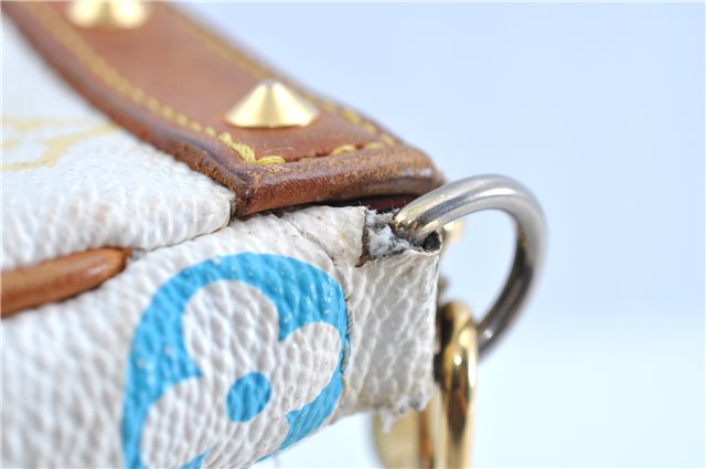 LOUIS VUITTON Monogram Multicolor Pochette Accessoires Pouch M92649 White H7413