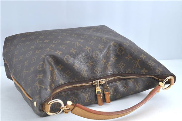 Authentic LOUIS VUITTON Monogram Sully MM Shoulder Bag M40587 LV H7441