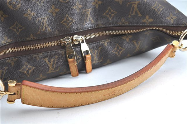 Authentic LOUIS VUITTON Monogram Sully MM Shoulder Bag M40587 LV H7441