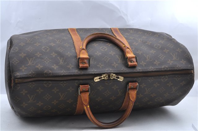 Authentic LOUIS VUITTON Monogram Keepall 50 Boston Bag M41426 LV H7444