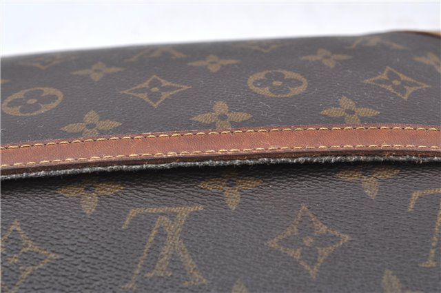 Authentic LOUIS VUITTON Monogram Compiegne 28 Clutch Hand Bag M51845 LV H7463