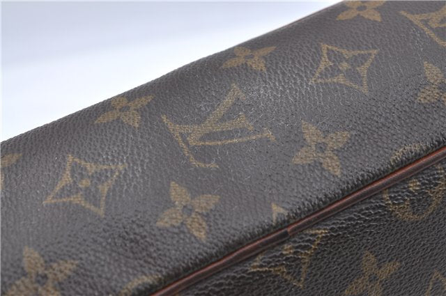 Authentic LOUIS VUITTON Monogram Compiegne 28 Clutch Hand Bag M51845 LV H7463