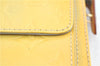 Auth LOUIS VUITTON Monogram Vernis Mott Shoulder Hand Bag Yellow M91030 LV H7478