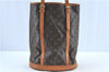 Authentic LOUIS VUITTON Monogram Bucket GM Shoulder Bag M42236 LV H7481