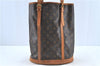 Authentic LOUIS VUITTON Monogram Bucket GM Shoulder Bag M42236 LV H7481