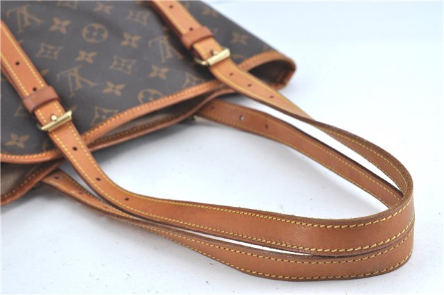 Authentic LOUIS VUITTON Monogram Bucket GM Shoulder Bag M42236 LV H7481