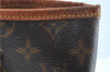 Authentic LOUIS VUITTON Monogram Bucket GM Shoulder Bag M42236 LV H7481