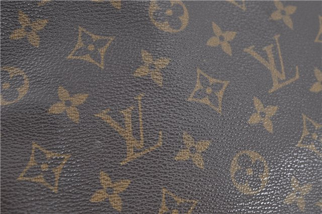 Authentic LOUIS VUITTON Monogram Sac Plat Hand Bag M51140 LV H7494