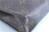 Auth LOUIS VUITTON Monogram Poche Toilette 19 Cosmetics Pouch M47544 Junk H7497