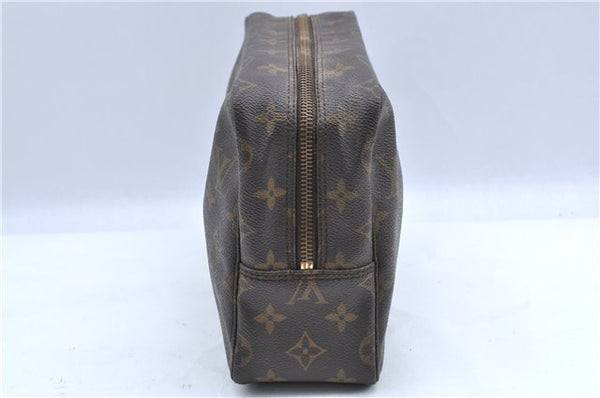 Auth LOUIS VUITTON Monogram Trousse Toilette 28 Clutch Hand Bag M47522 LV H7502