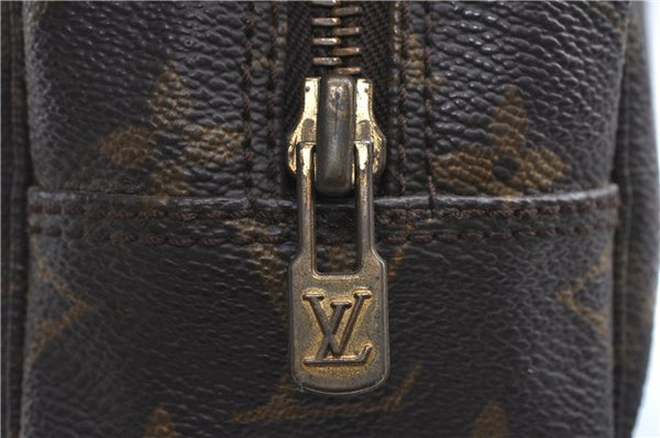 Auth LOUIS VUITTON Monogram Trousse Toilette 28 Clutch Hand Bag M47522 LV H7502