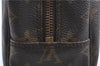 Auth LOUIS VUITTON Monogram Trousse Toilette 28 Clutch Hand Bag M47522 LV H7502