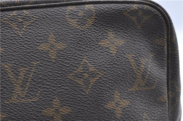 Auth LOUIS VUITTON Monogram Trousse Toilette 28 Clutch Hand Bag M47522 LV H7502