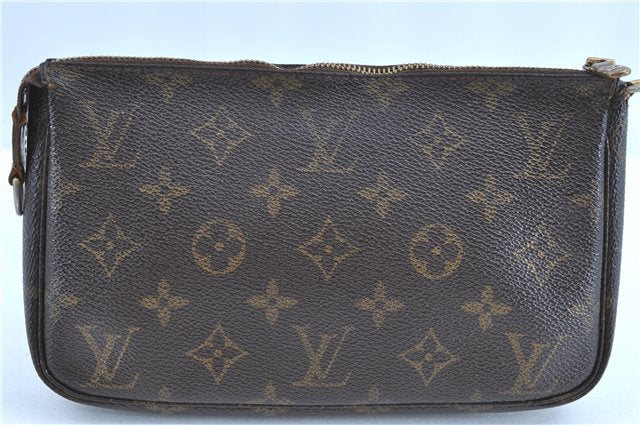 Authentic LOUIS VUITTON Monogram Pochette Accessoires Pouch M51980 LV H7508