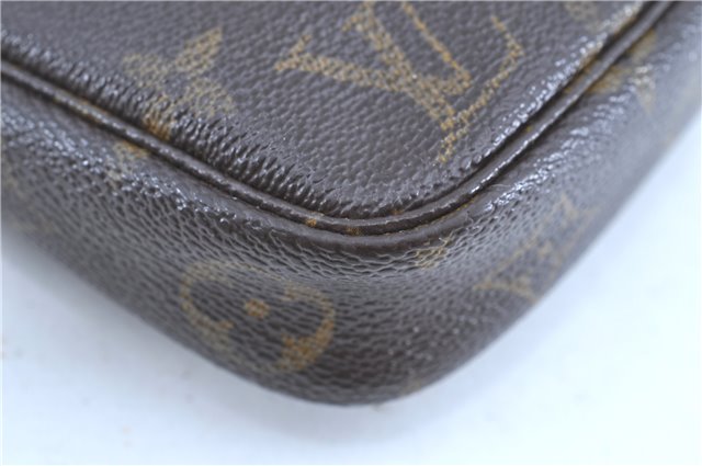 Authentic LOUIS VUITTON Monogram Pochette Accessoires Pouch M51980 LV H7508