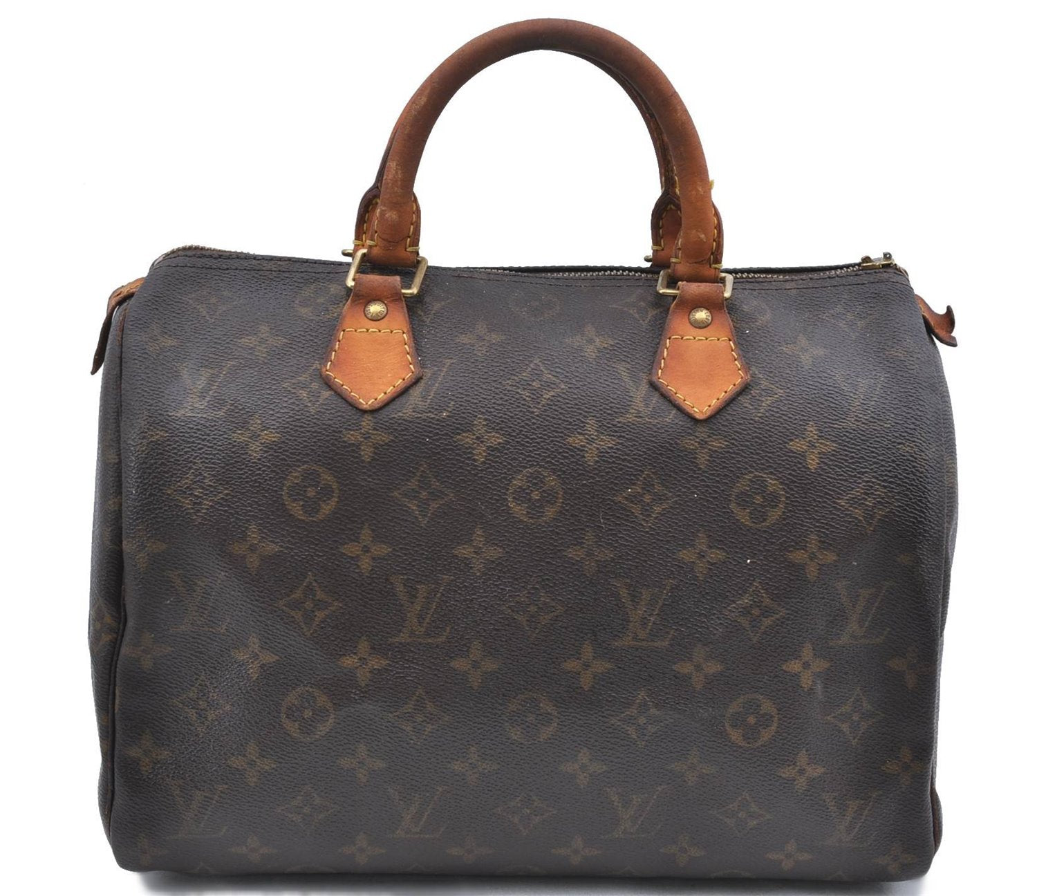 Authentic LOUIS VUITTON Monogram Speedy 30 Hand Bag M41526 LV Junk H7511