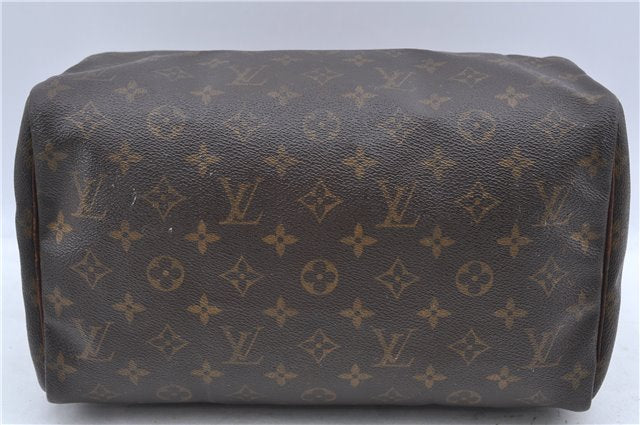 Authentic LOUIS VUITTON Monogram Speedy 30 Hand Bag M41526 LV Junk H7511