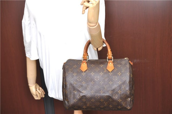 Authentic LOUIS VUITTON Monogram Speedy 30 Hand Bag M41526 LV Junk H7511