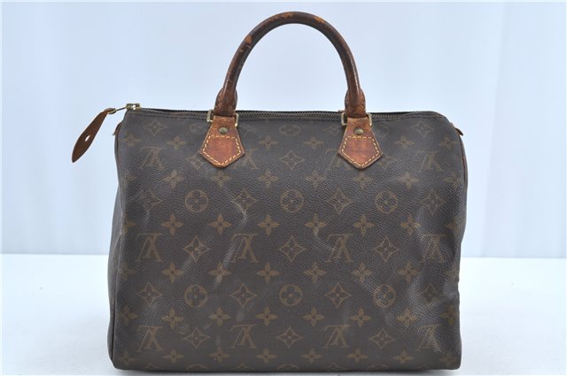 Authentic LOUIS VUITTON Monogram Speedy 30 Hand Bag M41526 LV Junk H7513