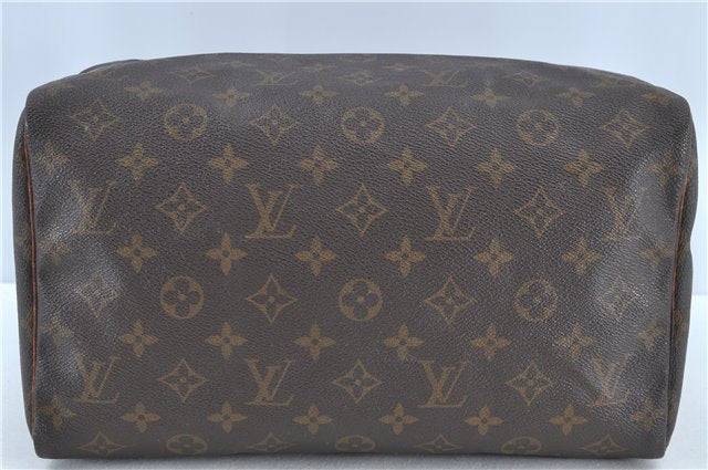 Authentic LOUIS VUITTON Monogram Speedy 30 Hand Bag M41526 LV Junk H7513