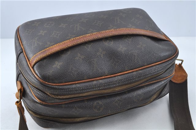 Auth LOUIS VUITTON Monogram Reporter PM Shoulder Cross Body Bag M45254 LV H7522