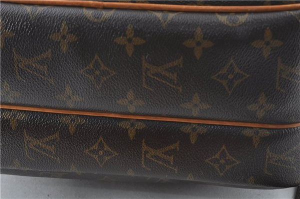 Auth LOUIS VUITTON Monogram Reporter PM Shoulder Cross Body Bag M45254 LV H7522