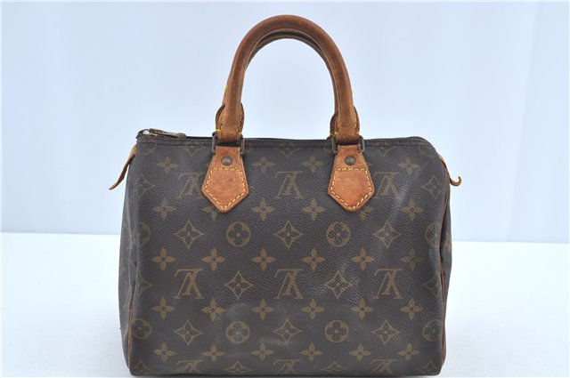 Authentic LOUIS VUITTON Monogram Speedy 25 Hand Bag M41528 LV H7524