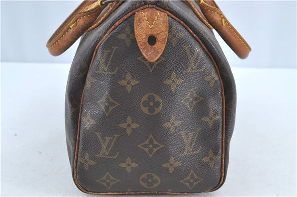 Authentic LOUIS VUITTON Monogram Speedy 25 Hand Bag M41528 LV H7524