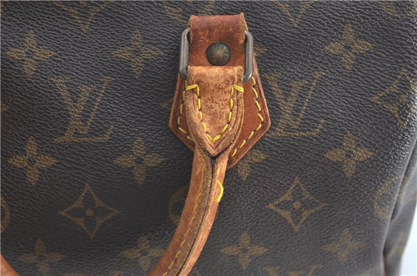 Authentic LOUIS VUITTON Monogram Speedy 25 Hand Bag M41528 LV H7524