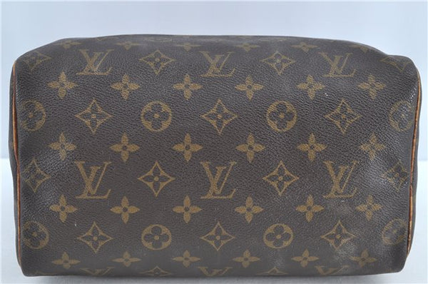 Authentic LOUIS VUITTON Monogram Speedy 25 Hand Bag M41528 LV H7524