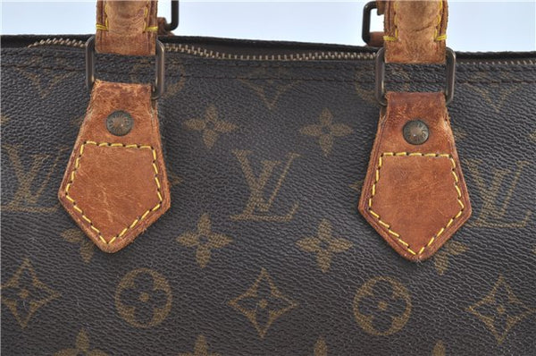 Authentic LOUIS VUITTON Monogram Speedy 25 Hand Bag M41528 LV H7524