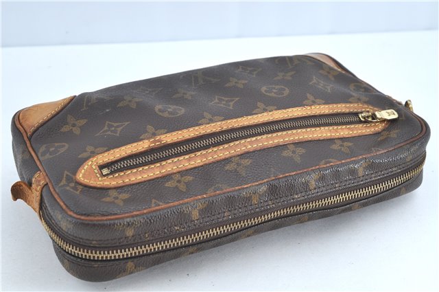 Auth LOUIS VUITTON Monogram Marly Dragonne GM Clutch Hand Bag M51825 LV H7530