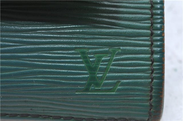 Authentic LOUIS VUITTON Epi Iena 28 Clutch Bag Green M52724 LV H7535