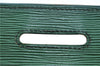 Authentic LOUIS VUITTON Epi Iena 28 Clutch Bag Green M52724 LV H7535