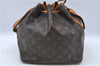 Authentic LOUIS VUITTON Monogram Petit Noe Shoulder Bag M42226 LV H7547