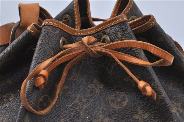 Authentic LOUIS VUITTON Monogram Petit Noe Shoulder Bag M42226 LV H7547