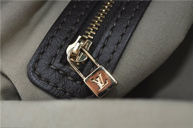 LOUIS VUITTON Monogram Mini Francoise Shoulder Hand Bag M92209 Khaki Beige H7548